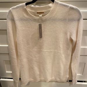 J. Crew Ivory Crewneck Sweater NWT Small